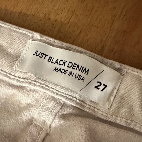 Just Black Denim Cement Gray Jeans Size 27 High Rise Stretch - Picture 2 of 8